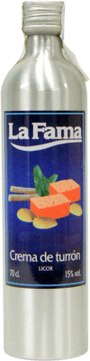 9,95 € Spedizione Gratuita | Crema di Liquore La Fama Turrón Spagna Bottiglia 70 cl