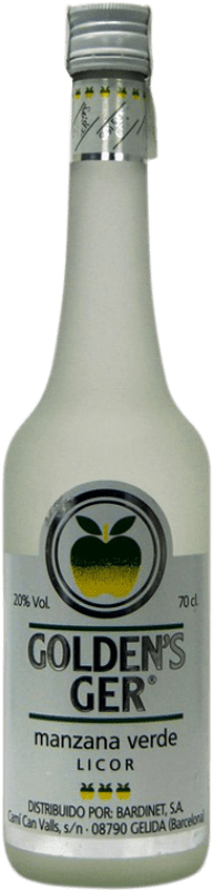 8,95 € Envio grátis | Licores Gerunda Golden's Ger Manzana Espanha Garrafa 70 cl