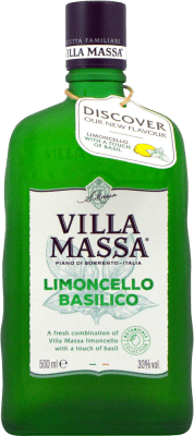 17,95 € Kostenloser Versand | Liköre Villa Massa Limoncello Basilico Italien Medium Flasche 50 cl