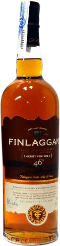 62,95 € Envio grátis | Whisky Single Malt Finlaggan Sherry Wood Finish Reino Unido Garrafa 70 cl