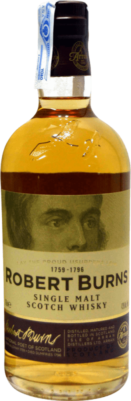 44,95 € Free Shipping | Whisky Single Malt Isle Of Arran Robert Burns United Kingdom Bottle 70 cl