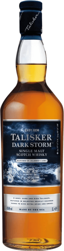 78,95 € Kostenloser Versand | Single Malt Whisky Talisker Storm Dark — Dunkel Großbritannien 1 L