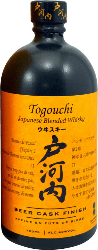 75,95 € Envío gratis | Whisky Blended Togouchi Beer Cask Finish Japón Botella 70 cl