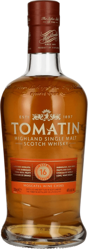 109,95 € Envoi gratuit | Single Malt Whisky Tomatin Moscatel Wine Casks Royaume-Uni 16 Ans Bouteille 70 cl