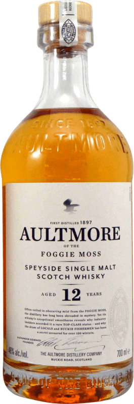 63,95 € 免费送货 | 威士忌单一麦芽威士忌 Aultmore The Foggie Moss 英国 12 岁 瓶子 70 cl