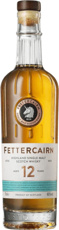 57,95 € Envio grátis | Whisky Single Malt Fettercairn Reino Unido 12 Anos Garrafa 70 cl