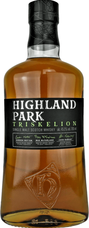 248,95 € Envío gratis | Whisky Single Malt Highland Park Triskelion Reino Unido Botella 70 cl