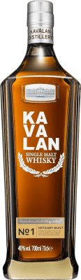 66,95 € 送料無料 | ウイスキーシングルモルト Kavalan Nº 1 Distillery Select 台湾 ボトル 70 cl