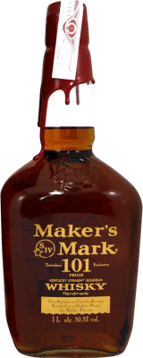 69,95 € 免费送货 | 波本威士忌 Maker's Mark 101 Proof 美国 瓶子 1 L