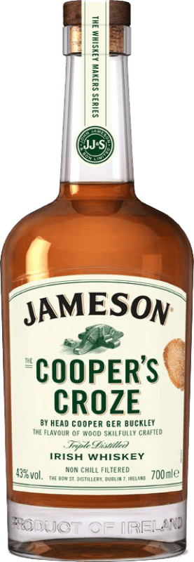 54,95 € Kostenloser Versand | Whiskey Blended Jameson Cooper's Croze Irland Flasche 70 cl