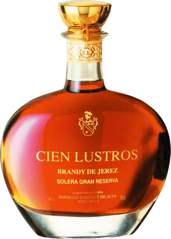 29,95 € Free Shipping | Brandy Gil Luque Cien Lustros Solera Grand Reserve D.O. Jerez-Xérès-Sherry Andalusia Spain Bottle 70 cl