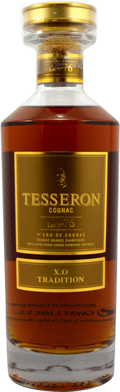 104,95 € Envio grátis | Cognac Conhaque Tesseron X.O. Tradition Lot Nº 76 A.O.C. Cognac França Garrafa 70 cl