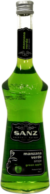 7,95 € 免费送货 | Schnapp J. Borrajo Sirope Sanz Green Apple Manzana Verde 西班牙 瓶子 70 cl 不含酒精
