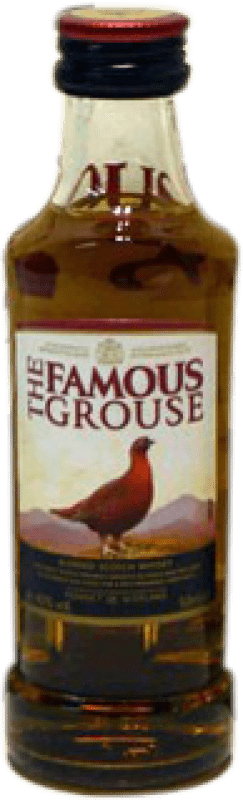 37,95 € 送料無料 | 12個入りボックス ウイスキーブレンド Glenturret The Famous Grouse イギリス ミニチュアボトル 5 cl