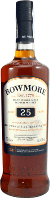 707,95 € Kostenloser Versand | Whiskey Single Malt Morrison's Bowmore Großbritannien 25 Jahre Flasche 70 cl