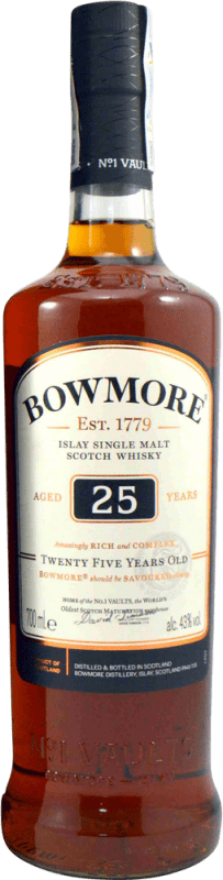 695,95 € Envoi gratuit | Whisky Single Malt Morrison's Bowmore Royaume-Uni 25 Ans 70 cl