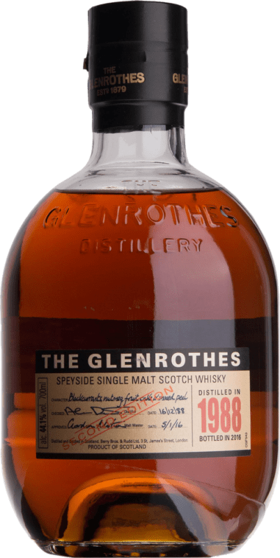 319,95 € 免费送货 | 威士忌单一麦芽威士忌 Glenrothes Vintage 英国 瓶子 70 cl