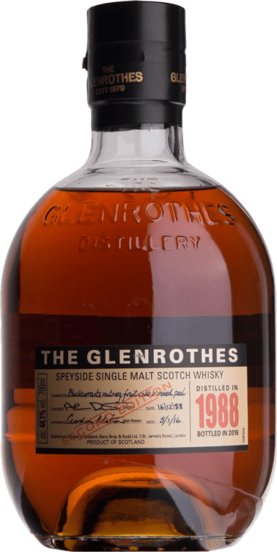 333,95 € Free Shipping | Whisky Single Malt Glenrothes Vintage United Kingdom Bottle 70 cl