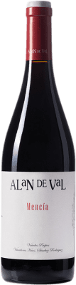 9,95 € Free Shipping | Red wine Alan de Val D.O. Valdeorras Galicia Spain Mencía Bottle 75 cl