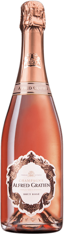 62,95 € 送料無料 | ロゼスパークリングワイン Alfred Gratien Rosé Brut A.O.C. Champagne シャンパン フランス Pinot Black, Chardonnay, Pinot Meunier ボトル 75 cl