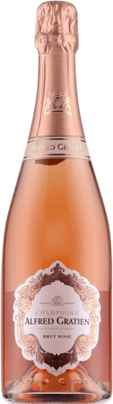 54,95 € Envío gratis | Espumoso rosado Alfred Gratien Rosé Brut A.O.C. Champagne Champagne Francia Pinot Negro, Chardonnay, Pinot Meunier Botella 75 cl