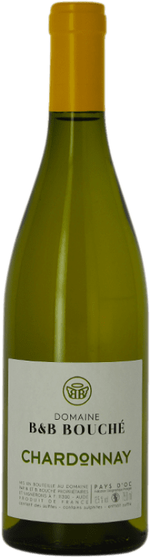 10,95 € Free Shipping | White Wine B&B Bouché I.G.P. Vin de Pays d'Oc Languedoc-Roussillon France Chardonnay 75 cl