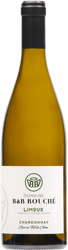 12,95 € Envio grátis | Vinho Branco B&B Bouché A.O.C. Blanquette de Limoux Occitania França Chardonnay 75 cl