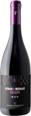 10,95 € Бесплатная доставка | Красное вино Baby Super Syrah e Merlot I.G.T. Toscana Тоскана Италия Merlot, Syrah бутылка 75 cl