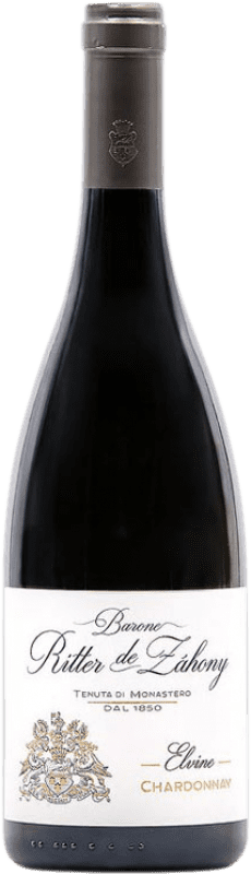 17,95 € Envío gratis | Vino blanco Ritter de Záhony Elvine D.O.C. Friuli Friuli-Venezia Giulia Italia Chardonnay Botella 75 cl