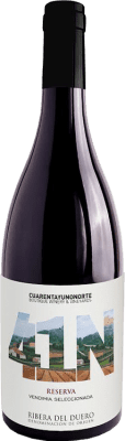 16,95 € Kostenloser Versand | Rotwein 41 Norte VS Vendimia Seleccionada — Ausgewählte Weinlese D.O. Ribera del Duero Kastilien und León Spanien Tempranillo 75 cl
