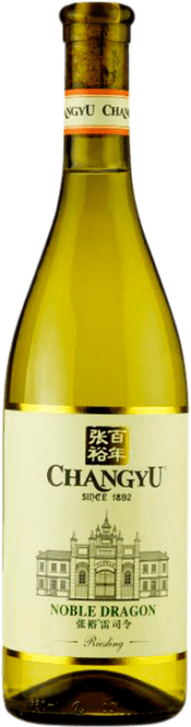 12,95 € Envío gratis | Vino blanco Changyu Noble Dragon Yantai China Riesling Botella 75 cl