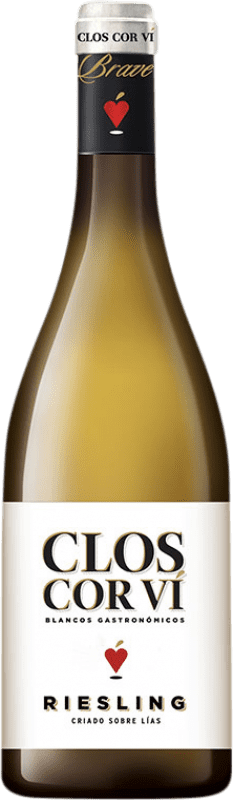 13,95 € Бесплатная доставка | Белое вино Clos Cor Ví Crianza — Крианса D.O. Valencia Сообщество Валенсии Испания Riesling — Рислинг Eco — Эко Био Органический 75 cl