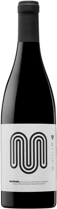 10,95 € Free Shipping | Red wine Clos Cor Ví Maloco D.O. Valencia Valencian Community Spain Bobal Bottle 75 cl