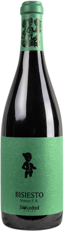 13,95 € Free Shipping | White wine Soledad Bisiesto Fermentado en Barrica Aged D.O. Uclés Castilla la Mancha Spain Verdejo Bottle 75 cl