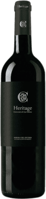 22,95 € 免费送货 | 红酒 Convento de Las Claras Heritage 预订 D.O. Ribera del Duero 卡斯蒂利亚莱昂 西班牙 Tempranillo 瓶子 75 cl