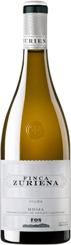 29,95 € 免费送货 | 白酒 Fos Finca Zuriena Cepas Viejas D.O.Ca. Rioja 巴斯克地区 西班牙 Viura 瓶子 75 cl