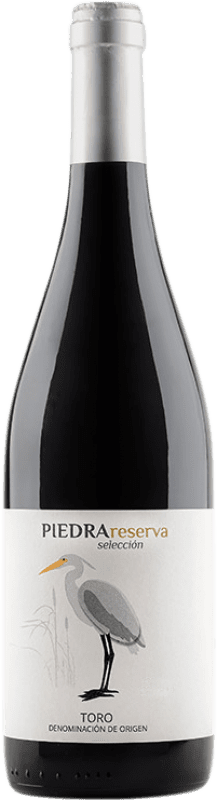 24,95 € Envío gratis | Vino tinto Piedra Reserva D.O. Toro Castilla y León España Garnacha, Tinta de Toro Botella 75 cl