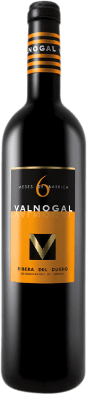 7,95 € Spedizione Gratuita | Vino rosso Robeal Valnogal Quercia D.O. Ribera del Duero Castilla y León Spagna Tempranillo Bottiglia 75 cl