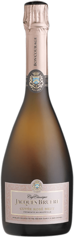 36,95 € Envoi gratuit | Vin Mousseux Rosé Bon Courage Jacques Bruére Classique, Cuvée, Rosé I.G. Robertson Afrique du Sud Pinot Noir, Chardonnay Bouteille 75 cl