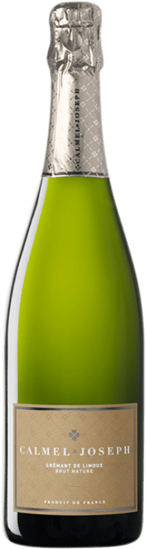 19,95 € Free Shipping | White Sparkling Wine Calmel & Joseph Brut Nature A.O.C. Crémant de Limoux Occitania France Pinot Noir, Chardonnay, Chenin 75 cl