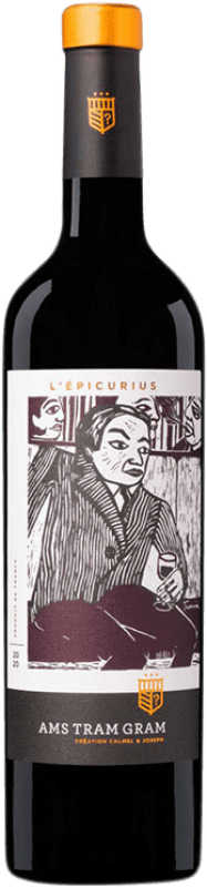 16,95 € Free Shipping | Red wine Calmel & Joseph Amstramgram L'Epicurius I.G.P. Vin de Pays d'Oc Languedoc-Roussillon France Malbec, Petit Verdot Bottle 75 cl