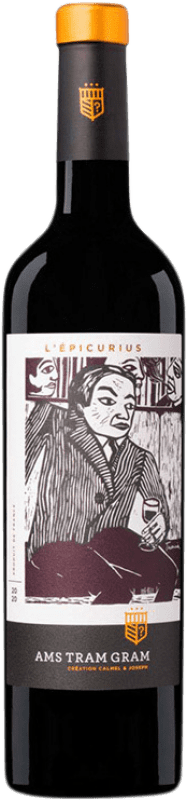 12,95 € Kostenloser Versand | Rotwein Calmel & Joseph Amstramgram L'Epicurius I.G.P. Vin de Pays d'Oc Languedoc-Roussillon Frankreich Malbec, Petit Verdot 75 cl