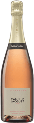 32,95 € 免费送货 | 玫瑰气泡酒 Camille Jacquet Rosé 香槟 A.O.C. Champagne 香槟酒 法国 Pinot Black, Chardonnay, Pinot Meunier 瓶子 75 cl