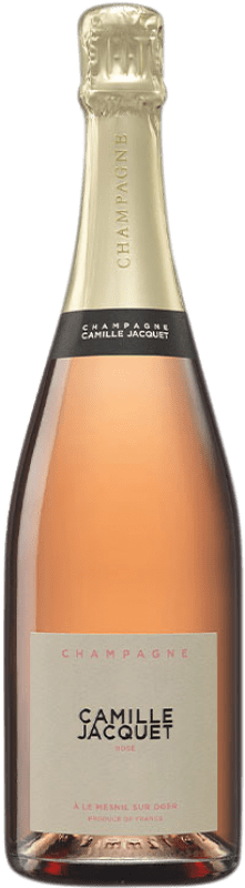 32,95 € 免费送货 | 玫瑰气泡酒 Camille Jacquet Rosé 香槟 A.O.C. Champagne 香槟酒 法国 Pinot Black, Chardonnay, Pinot Meunier 瓶子 75 cl
