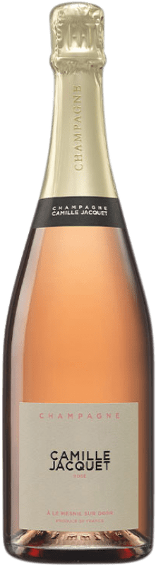 48,95 € Envio grátis | Espumante rosé Camille Jacquet Rosé Brut A.O.C. Champagne Champagne França Pinot Preto, Chardonnay, Pinot Meunier Garrafa 75 cl