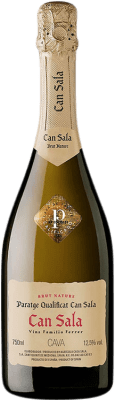 89,95 € Envoi gratuit | Vin Mousseux Blanc Can Sala D.O. Cava Catalogne Espagne Xarel·lo, Parellada 75 cl