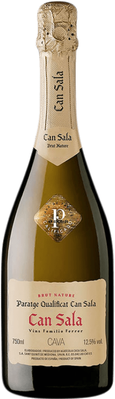 72,95 € Kostenloser Versand | Weißer Sekt Can Sala D.O. Cava Katalonien Spanien Xarel·lo, Parellada 75 cl