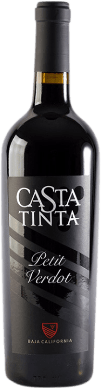 52,95 € Envío gratis | Vino tinto Casta de Vinos Casta Tinta Valle de Guadalupe California México Petit Verdot Botella 75 cl