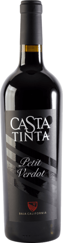 42,95 € Envio grátis | Vinho tinto Casta de Vinos Casta Tinta Valle de Guadalupe California México Petit Verdot Garrafa 75 cl