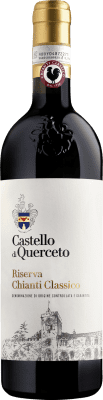 32,95 € Free Shipping | Red wine Castello di Querceto Reserve D.O.C.G. Chianti Classico Tuscany Italy Sangiovese, Colorino, Canaiolo, Ciliegiolo, Mammolo Bottle 75 cl